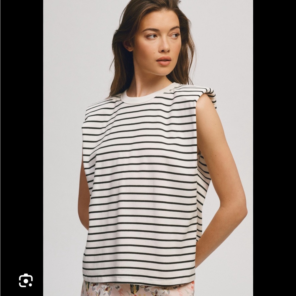 Maeve Boxy Muscle Tee - Picture 3 of 4